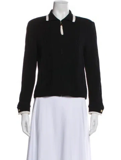 Pre-owned St John Sweater In Black