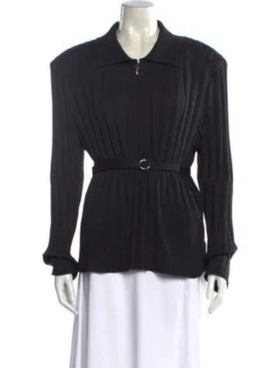 Pre-owned St John Sweater In Black