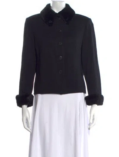 Pre-owned St John Sweater In Black
