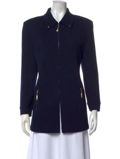 Pre-owned St John Sweater In Blue