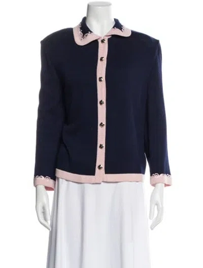 Pre-owned St John Sweater In Blue