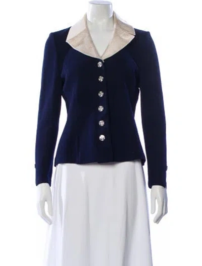 Pre-owned St John Sweater In Blue