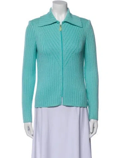 Pre-owned St John Sweater In Blue