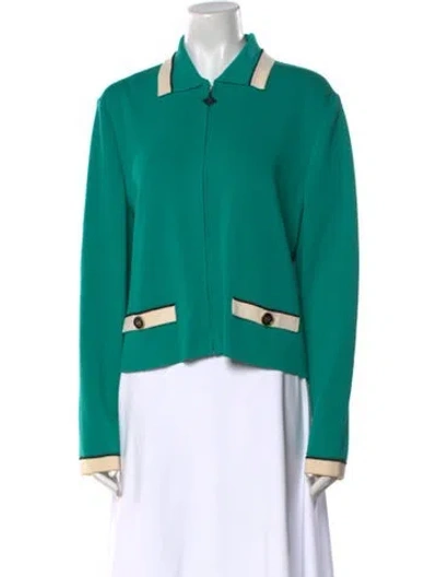 Pre-owned St John Sweater In Blue