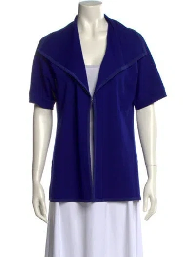 Pre-owned St John Sweater In Blue