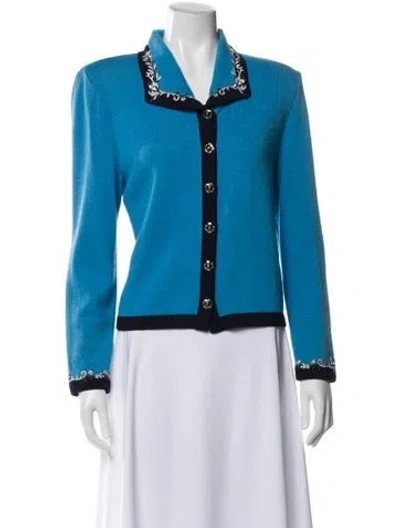 Pre-owned St John Sweater In Blue