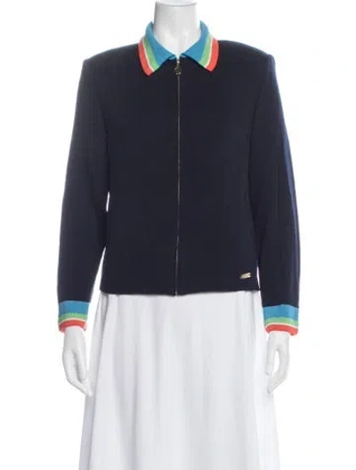Pre-owned St John Sweater In Blue