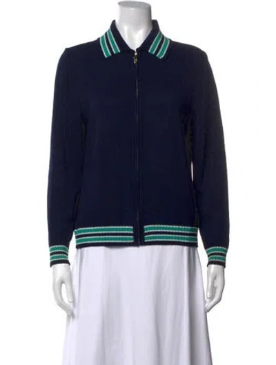 Pre-owned St John Sweater In Blue