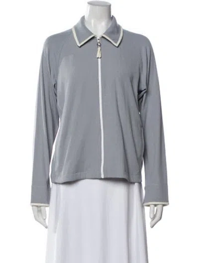 Pre-owned St John Sweater In Blue