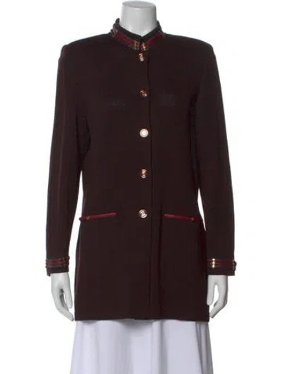 Pre-owned St John Sweater In Brown