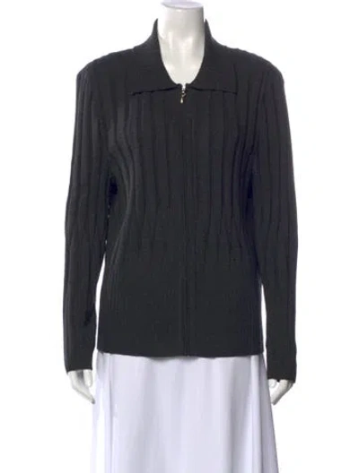 Pre-owned St John Sweater In Gray