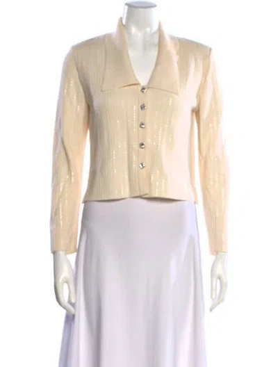 Pre-owned St John Sweater In Neutral