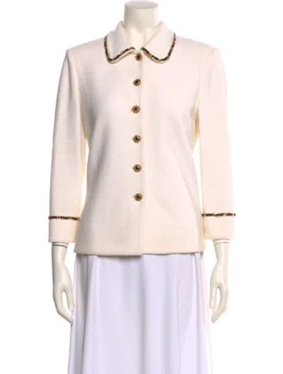 Pre-owned St John Sweater In Neutral