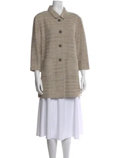 Pre-owned St John Sweater In Neutral