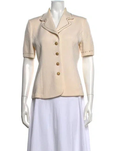 Pre-owned St John Sweater In Neutrals