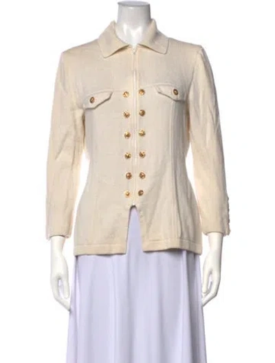 Pre-owned St John Sweater In Neutrals