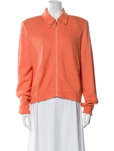 Pre-owned St John Sweater In Orange