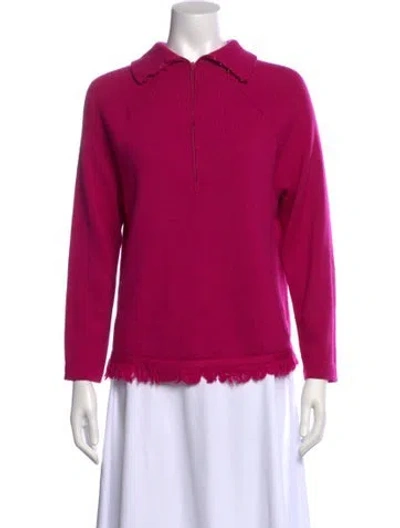 Pre-owned St John Sweater In Pink