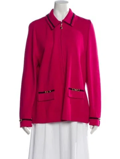 Pre-owned St John Sweater In Pink