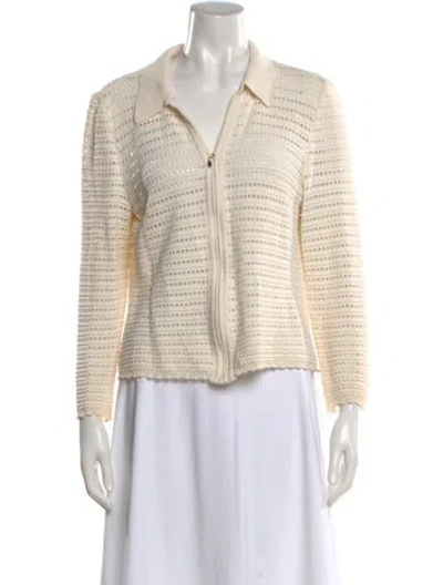 Pre-owned St John Sweater In Pink