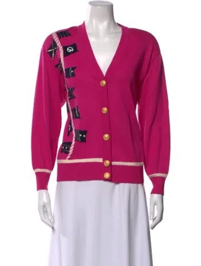 Pre-owned St John Sweater In Pink