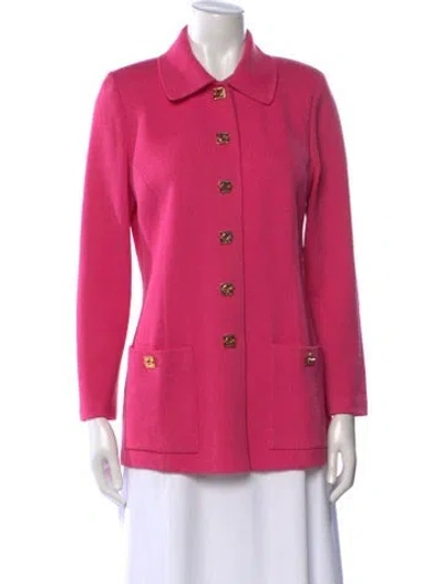 Pre-owned St John Sweater In Purple