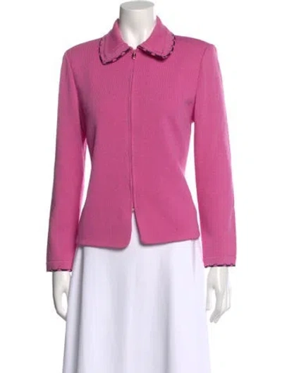 Pre-owned St John Sweater In Purple