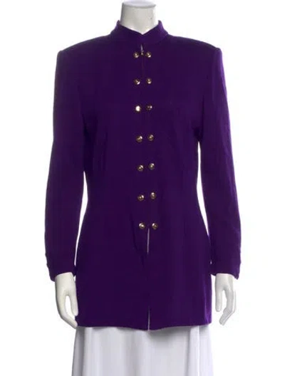 Pre-owned St John Sweater In Purple