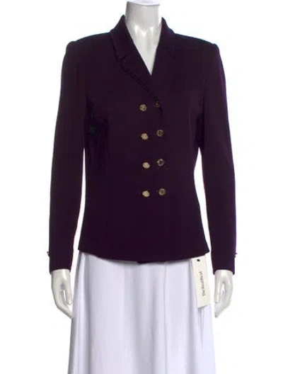 Pre-owned St John Sweater In Purple