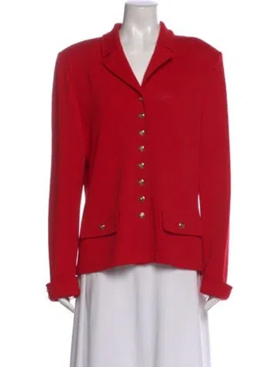 Pre-owned St John Sweater In Red
