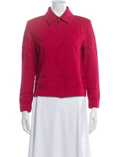 Pre-owned St John Sweater In Red