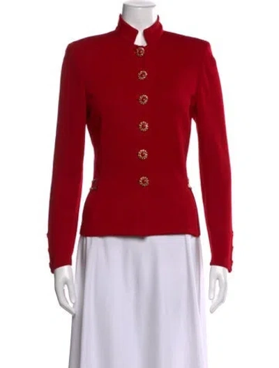 Pre-owned St John Sweater In Red