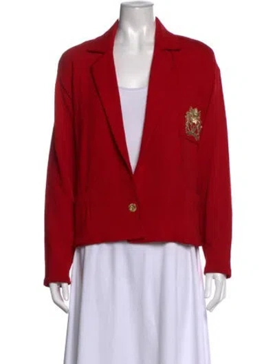 Pre-owned St John Sweater In Red