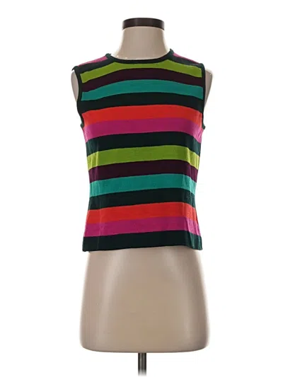 Pre-owned St John Sweater Vest In Black