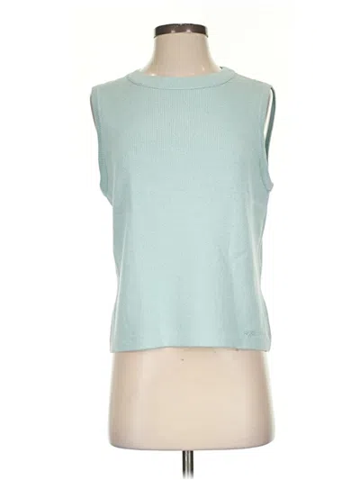 Pre-owned St John Sweater Vest In Blue