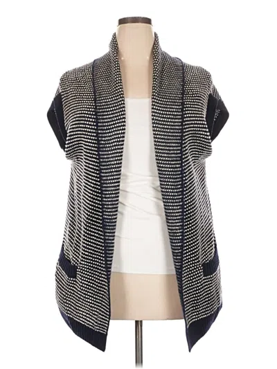 Pre-owned St John Sweater Vest In Blue