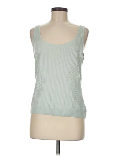 Pre-owned St John Sweater Vest In Teal