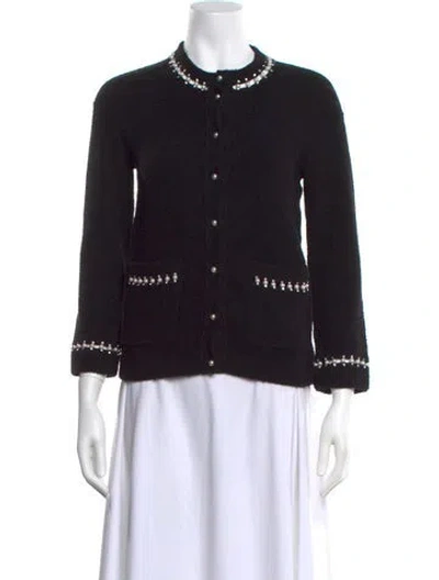 Pre-owned St John Sweater W/ Tags In Black