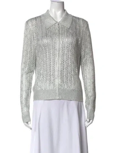 Pre-owned St John Sweater W/ Tags In Grey