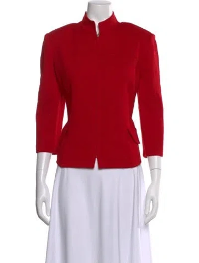 Pre-owned St John Sweater W/ Tags In Red
