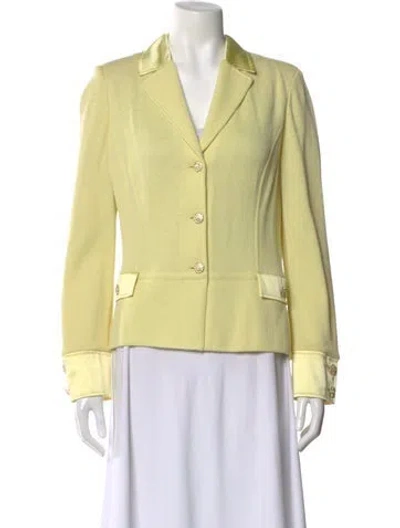 Pre-owned St John Sweater In Yellow