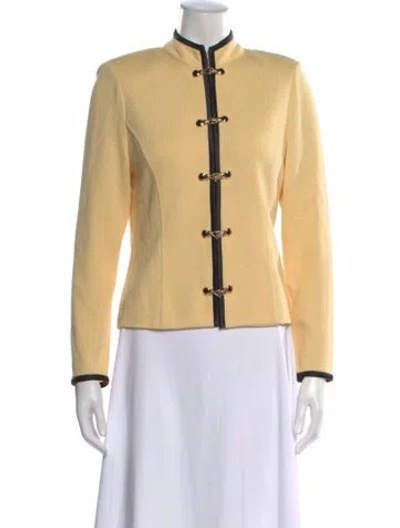 Pre-owned St John Sweater In Yellow