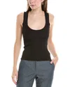 St John St. John Stretch Knit Shell In Black