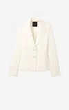 St John The Studio Tweed Jacket In Ec00