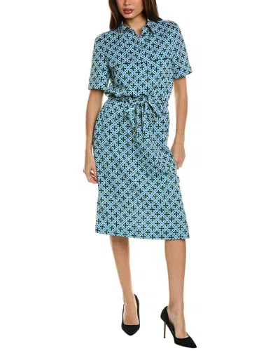 ST JOHN ST. JOHN TILE PRINT SHIRTDRESS