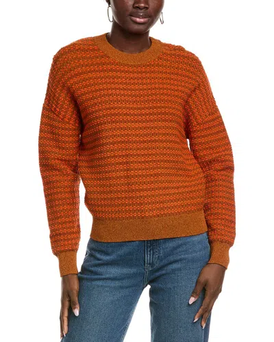 St John Bi-tonal Textured Stretch Knit Sweater In Multi