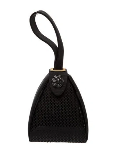 Pre-owned St John Top Handle Bag In Black