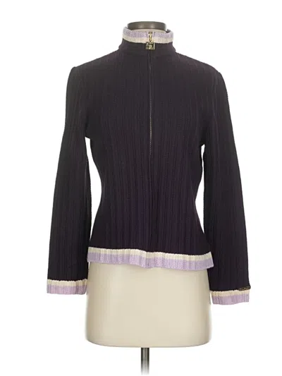 Pre-owned St John Track Jacket In Purple
