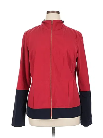 Pre-owned St John Track Jacket In Red