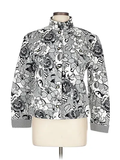 Pre-owned St John Track Jacket In Silver